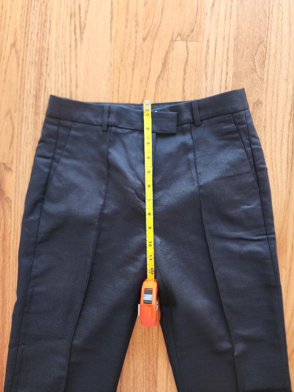 NWT J.Crew Stella Pant in Gramercy Linen Blend Black Size 4 - Picture 4 of 9